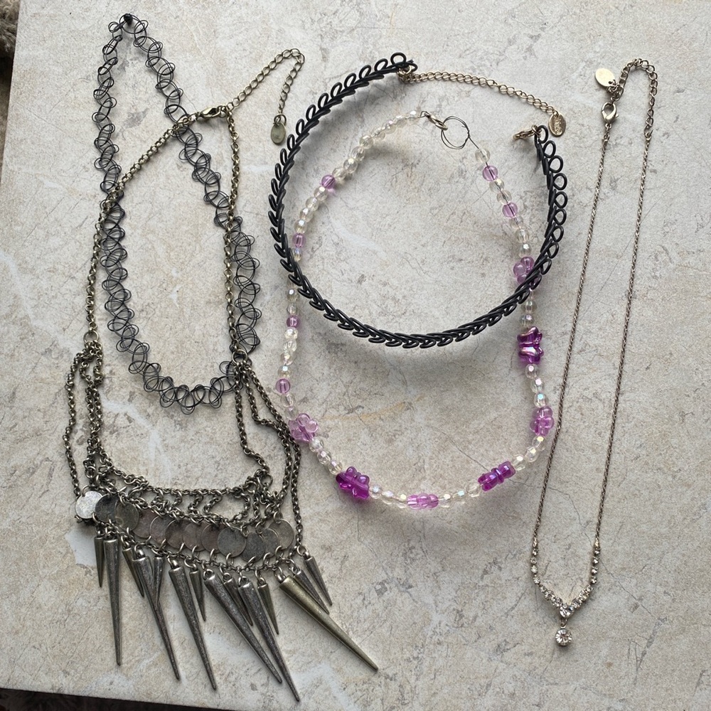 Bundle of 5 Y2K Claire’s Necklaces